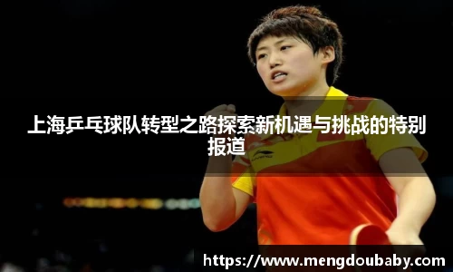 上海乒乓球队转型之路探索新机遇与挑战的特别报道