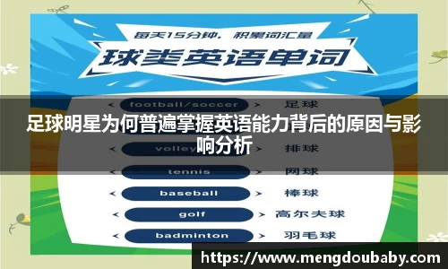 足球明星为何普遍掌握英语能力背后的原因与影响分析